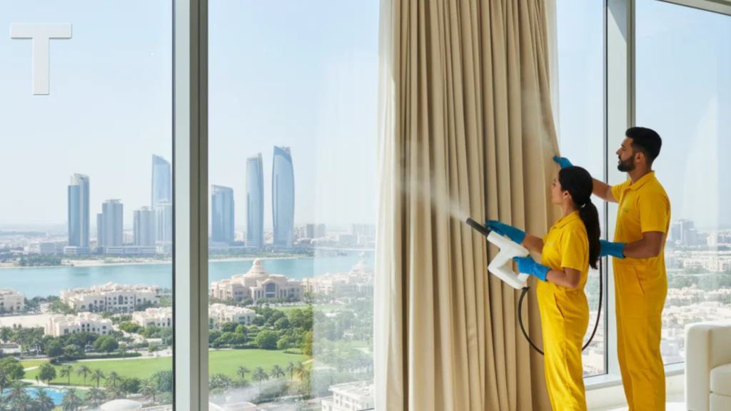 تنظيف ستائر في أبو ظبي