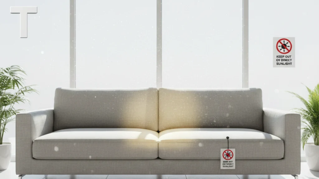 كيف تحمي الكنب من البهتان في الشمس