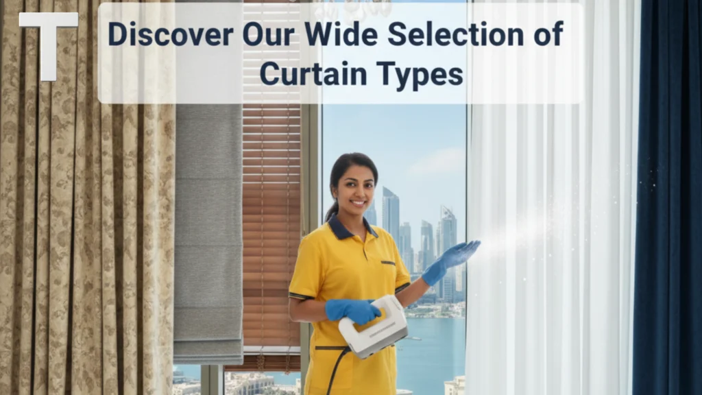 أنواع الستائر في أبو ظبي