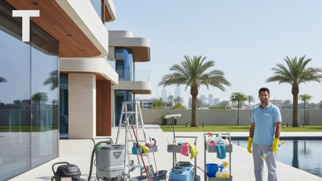 معدات تنظيف فلل في أبوظبي