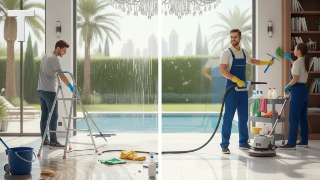 أخطاء شائعة في تنظيف فلل في دبي