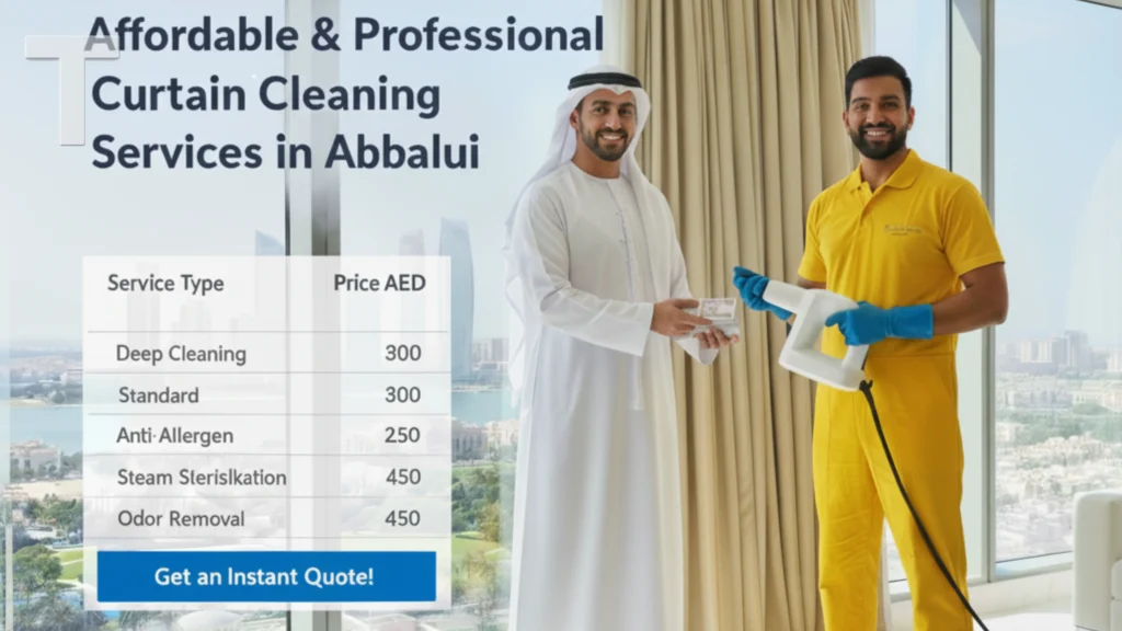 أسعار تنظيف الستائر في أبو ظبي