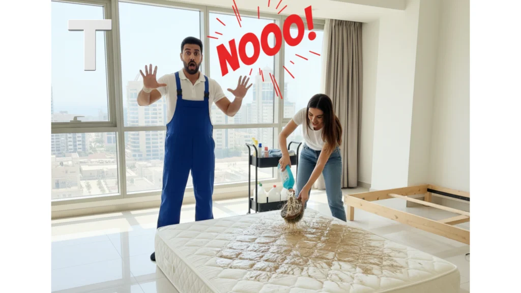الأخطاء الشائعة في تنظيف مراتب في الشارقة