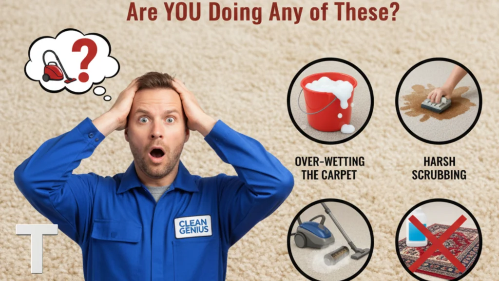 أخطاء شائعة في تنظيف سجاد في الشارقة