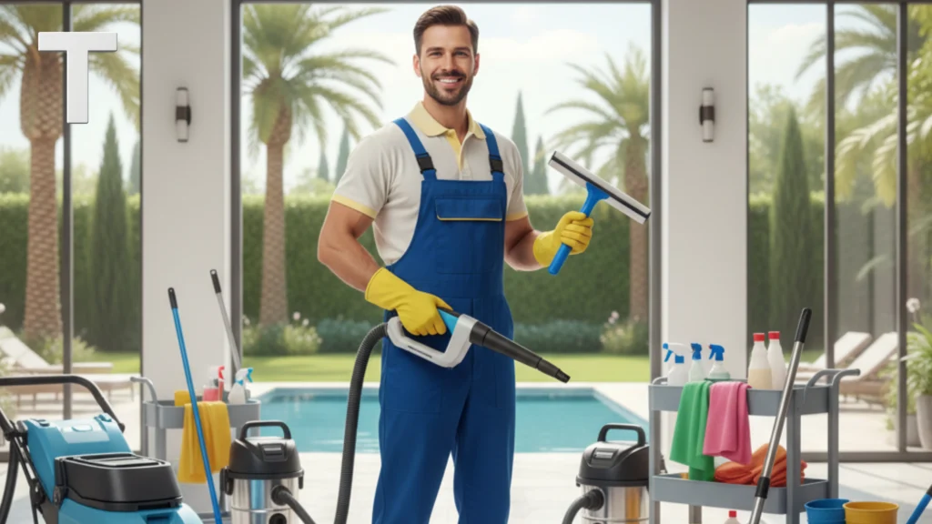 معدات تنظيف فلل في الشارقة