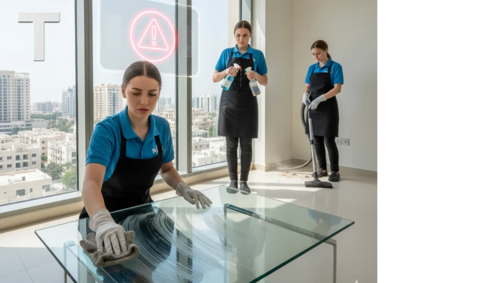 الأخطاء الشائعة في تنظيف شقق بالشارقة