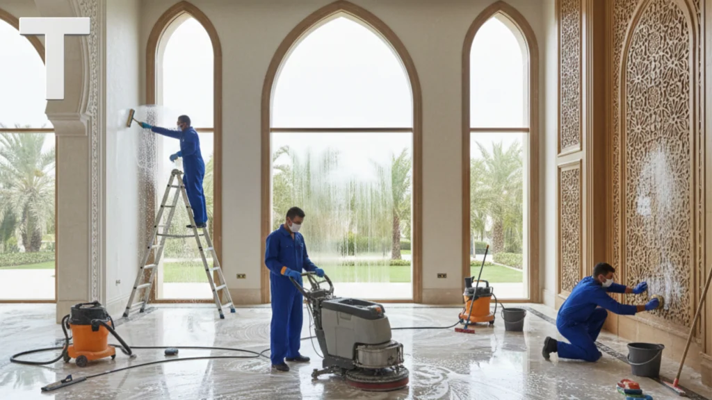 أسعار تنظيف فلل بعد التشطيب