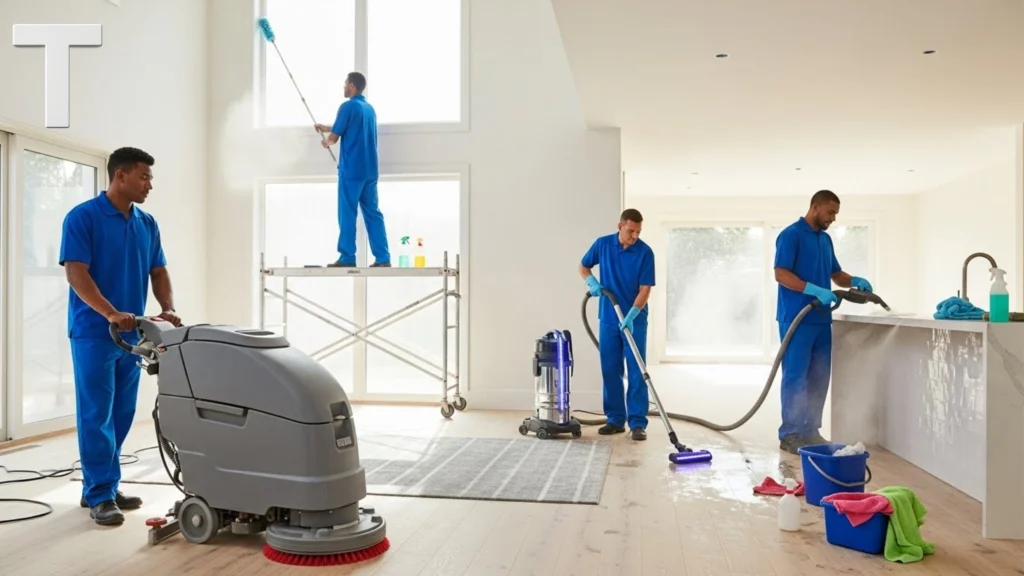 طرق تنظيف فلل بعد التشطيب في عجمان