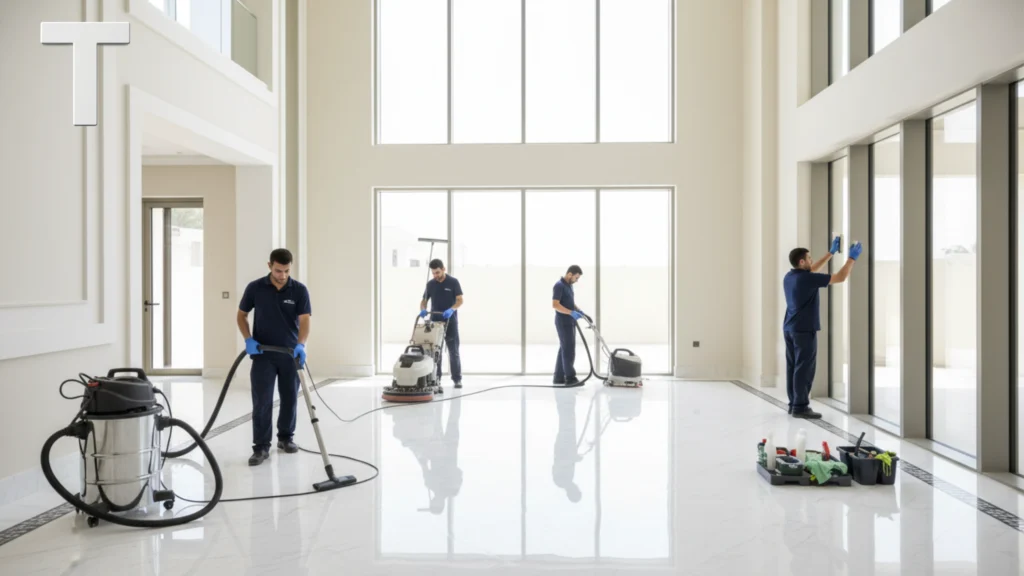 تنظيف فلل بعد التشطيب في دبي