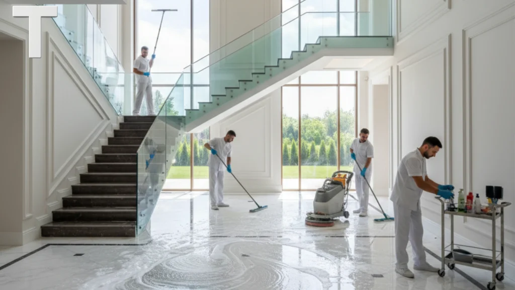 الأخطاء الشائعة في تنظيف فلل بعد التشطيب في دبي