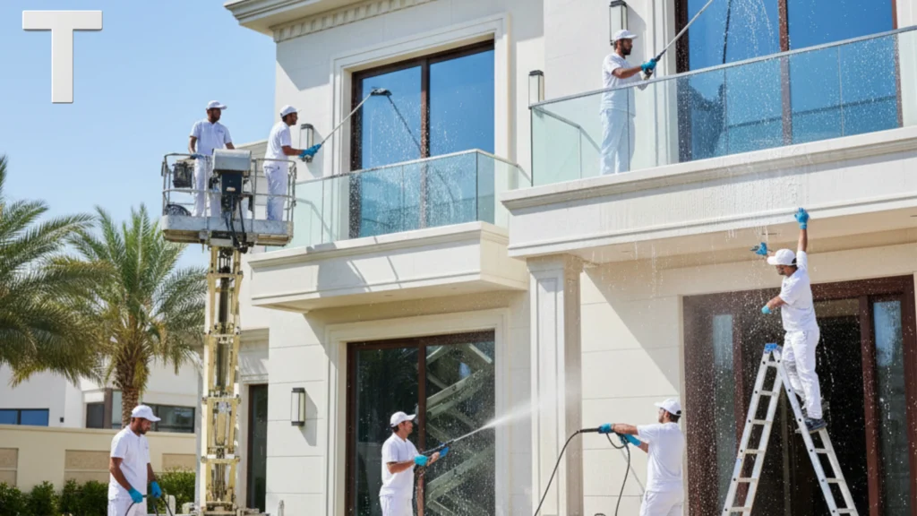 تنظيف واجهات في عجمان