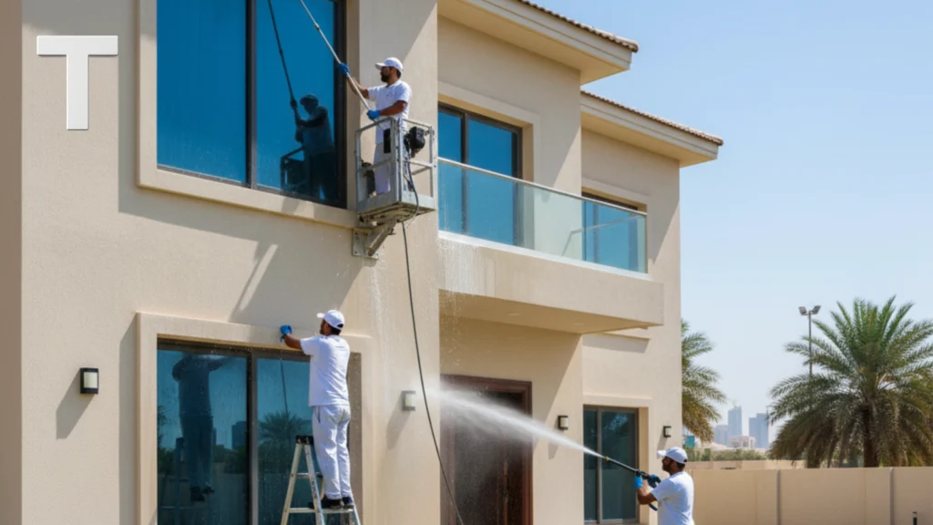 أسعار تنظيف واجهات في عجمان