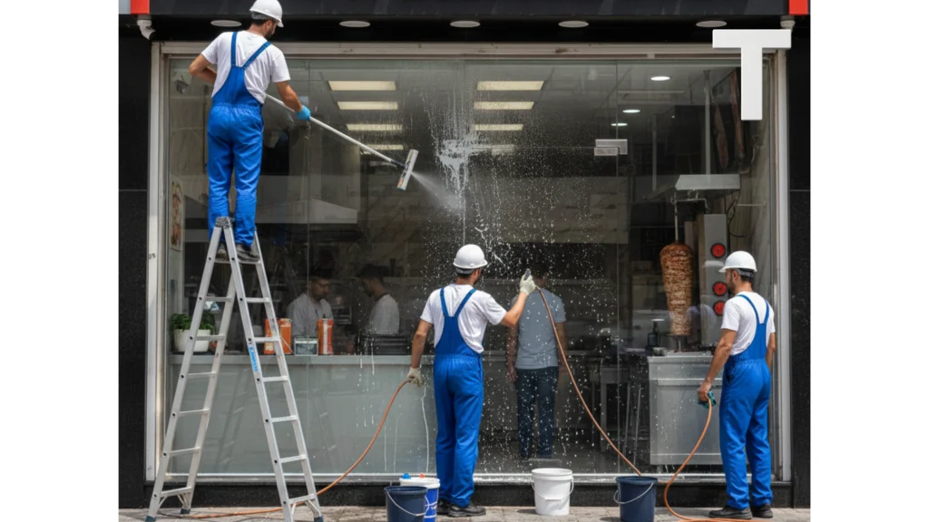 طرق تنظيف واجهات في أبو ظبي